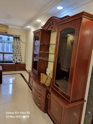 Living Room in 3 BHK Apartment at Reflex Satnam Apartment, Cuffe Parade – for Rent