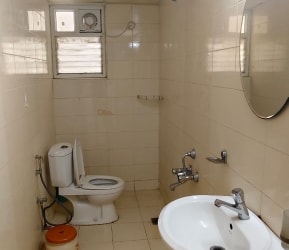 Bathroom in 2.5 BHK Apartment at Mantri Celestia, Gachibowli – for Rent