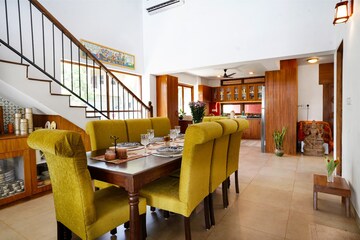 Dining area in 4 BHK Villa at Corgao – for Rent