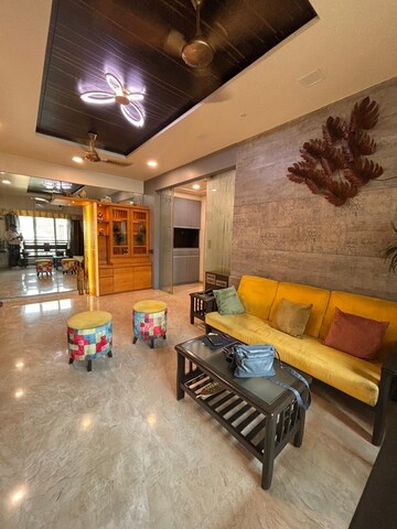 Living Room in 2 BHK Apartment at Hiranandani Meadows, Manpada – for Rent