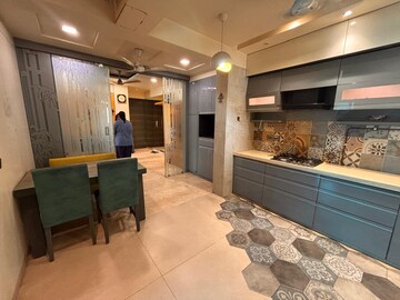 Kitchen in 2 BHK Apartment at Hiranandani Meadows, Manpada – for Rent