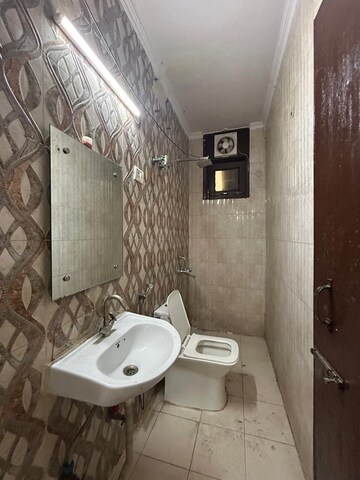 Bathroom in 2 BHK Builder Floor at Saket – for Rent