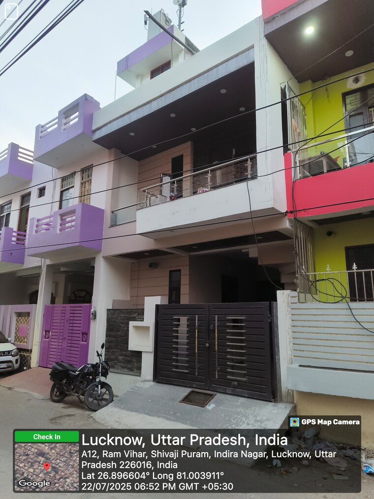 Exterior View, shivaji puram 3 Bedroom 1800 Sq.Ft. Independent House In Shivaji Puram Lucknow 9342948