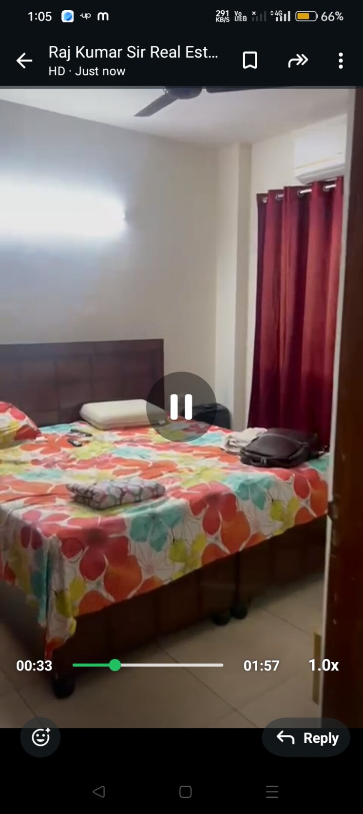 Bedroom, sushma-chandigarh-grande 1 Bedroom 625 Sq.Ft. Apartment In Lohgarh Zirakpur 9343001