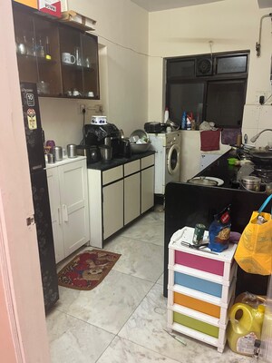 Kitchen in 2 BHK Apartment at Sindhi Society, Chembur – for Rent