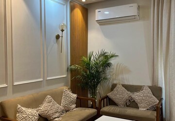 Living Room in 4 BHK Apartment at Shipra Sun Tower, Shipra Suncity – for Sale