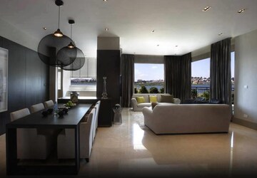 Living Room in 1 BHK Apartment at Horizon Bhumi, Ghodbunder Road – for Sale