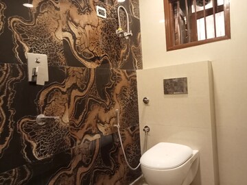 Bathroom in 3 BHK Builder Floor at Mahavir Enclave 1 – for Rent