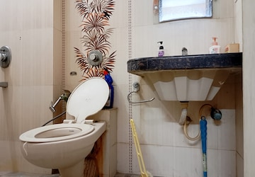 Bathroom in 2 BHK Apartment at Safal Shree Saraswati Phase 4, Chembur – for Rent