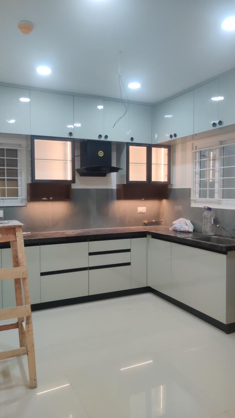 Kitchen, my-home-tridasa 3 Bedroom 1830 Sq.Ft. Apartment In Tellapur Hyderabad 9343050