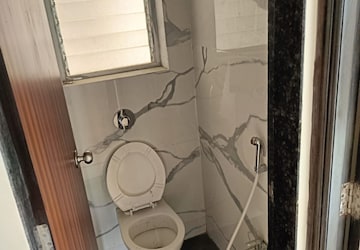 Bathroom in 3 BHK Apartment at Hiranandani Estate, Ghodbunder Road – for Rent