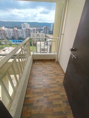 Balcony in 2 BHK Apartment at Majestique 38 Park Majestique, Undri – for Rent