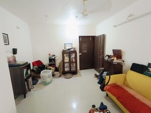 Living Room in 1 BHK Apartment at Sethia Green View, Goregaon West – for Rent