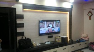 Living Room in 1 BHK Apartment at Parsik Nagar – for Sale