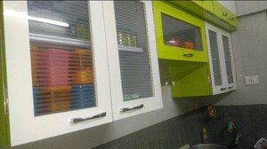 Kitchen in 1 BHK Apartment at Parsik Nagar – for Sale