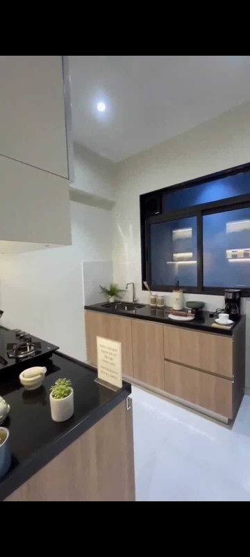 Kitchen in 1 BHK Builder Floor at Runwal Pinnacle, Mulund West – for Sale
