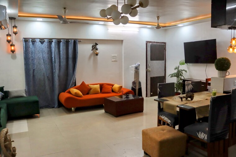 Living Room, fortune-heights-kharghar 3 Bedroom 1200 Sq.Ft. Apartment In Kharghar Sector 35d Navi Mumbai 9343683