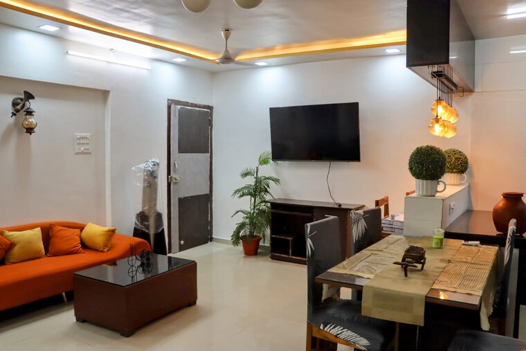 Living Room, fortune-heights-kharghar 3 Bedroom 1200 Sq.Ft. Apartment In Kharghar Sector 35d Navi Mumbai 9343683