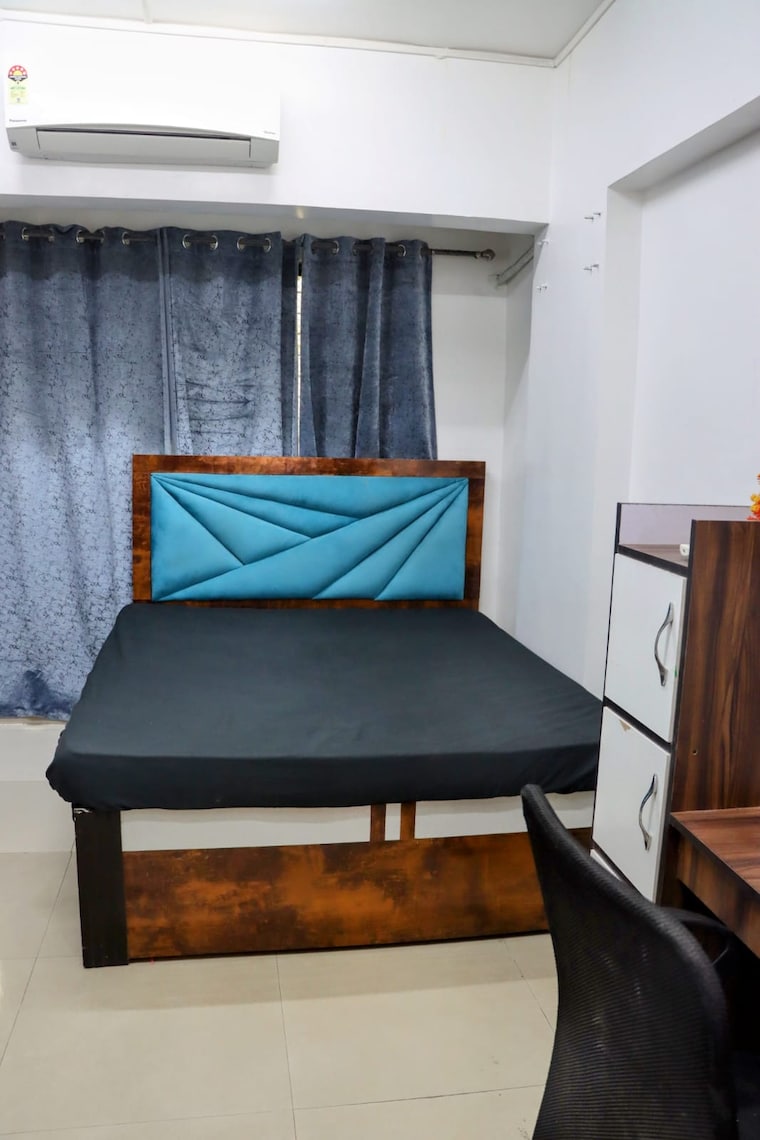 Bedroom, fortune-heights-kharghar 3 Bedroom 1200 Sq.Ft. Apartment In Kharghar Sector 35d Navi Mumbai 9343683