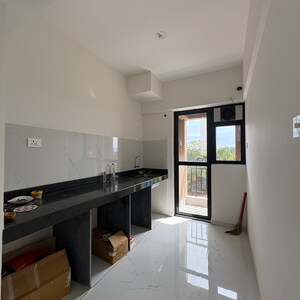 Kitchen in 3 BHK Apartment at Runwal Gardens Phase 3, Kalyan Shilphata Road – for Rent