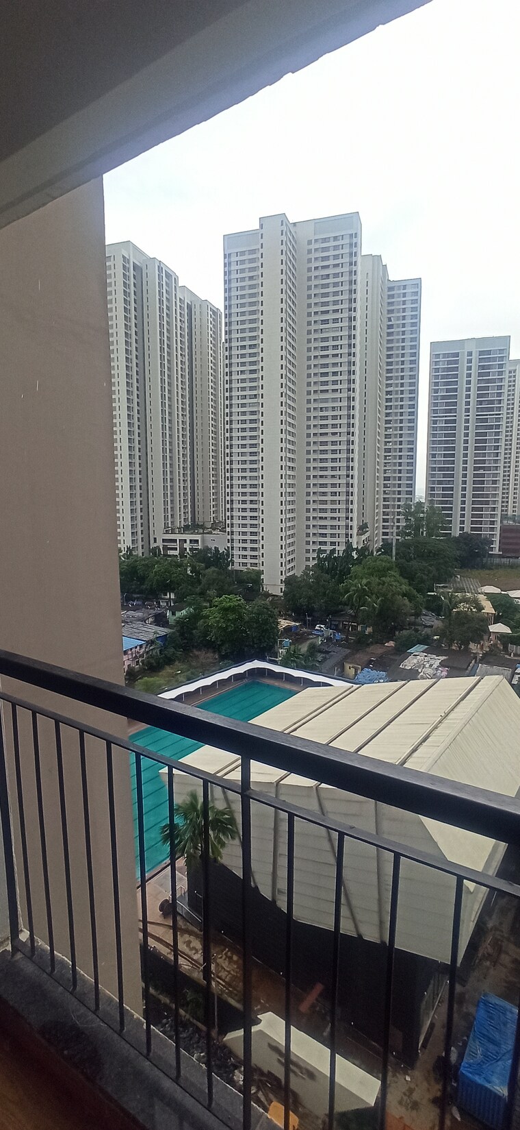 Balcony, runwal-eirene 1 Bedroom 450 Sq.Ft. Apartment In Balkum Pada Thane 9343904