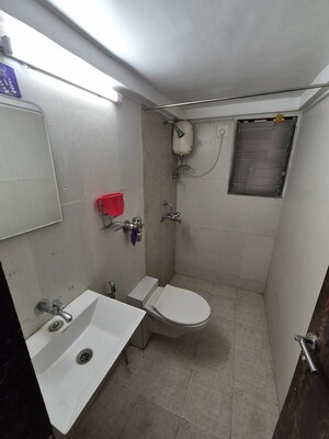 Bathroom in 2 BHK Apartment at Rustomjee Avenue H, Virar West – for Rent