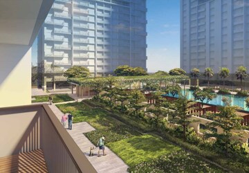 Balcony in 3 BHK Apartment at Kalpataru Parkcity, Kolshet Road – for Sale