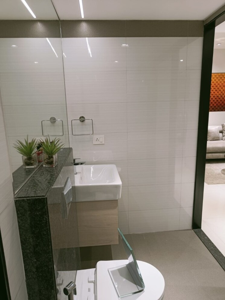 Bathroom, nice-city 2 Bedroom 482 Sq.Ft. Apartment In Shilphata Thane 9343913