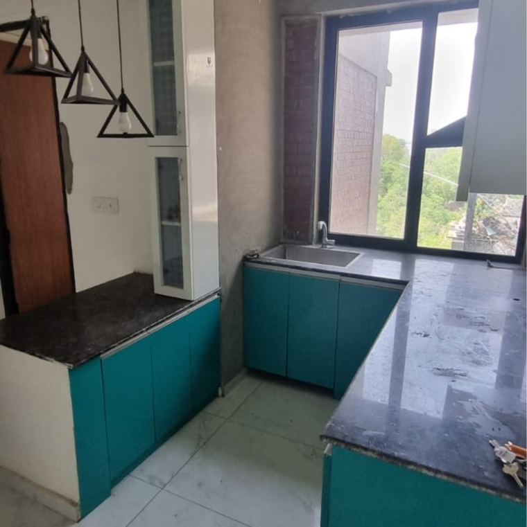 Kitchen, arete-india-our-homes-3 2 Bedroom 602 Sq.Ft. Apartment In Laxmi Mod Colony Gurgaon 9344008