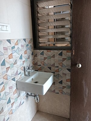 Bathroom in 1 BHK Apartment at Regency Estate, Dombivli East – for Rent