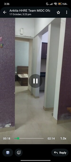 Bathroom in 1 BHK Apartment at Regency Estate, Dombivli East – for Rent