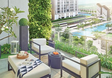 2 BHK Apartment For Rent in Courtyard by Narang Realty and The Wadhwa Group, Pokhran Road No Two