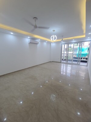 Living Room in 3 BHK Builder Floor at Kalkaji – for Rent