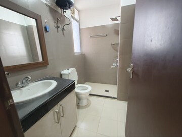 Bathroom in 3 BHK Apartment at Dhoot Time Residency, Sector 63 – for Rent