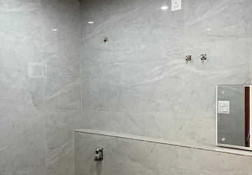 Bathroom in 2 BHK Builder Floor at Bima Vihar – for Sale