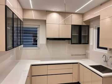 Kitchen in 3 BHK Apartment at Aparna Sarovar Zicon, Nallagandla – for Rent