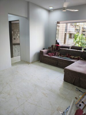 Living Room in 1 BHK Apartment at Lokhandwala Infrastructure Spring Leaf, Kandivali East – for Rent