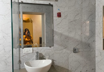 Bathroom in 2 BHK Apartment at Venus CHS Worli, Worli – for Rent