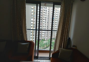 Living Room in 1.5 BHK Apartment at Runwal Eirene, Balkum Pada – for Sale