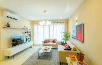 Living Room in 3.5 BHK Apartment at Godrej Palm Retreat, Sector 150 – for Sale