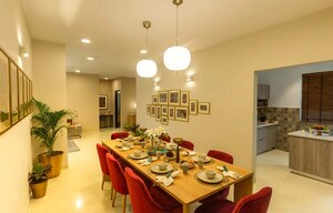Dining area in 3.5 BHK Apartment at Godrej Palm Retreat, Sector 150 – for Sale