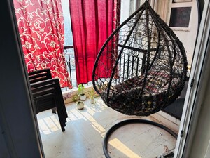 Balcony in 1.5 BHK Apartment at Gaur City 2 - 14th Avenue, Sector 16c Greater Noida – for Rent