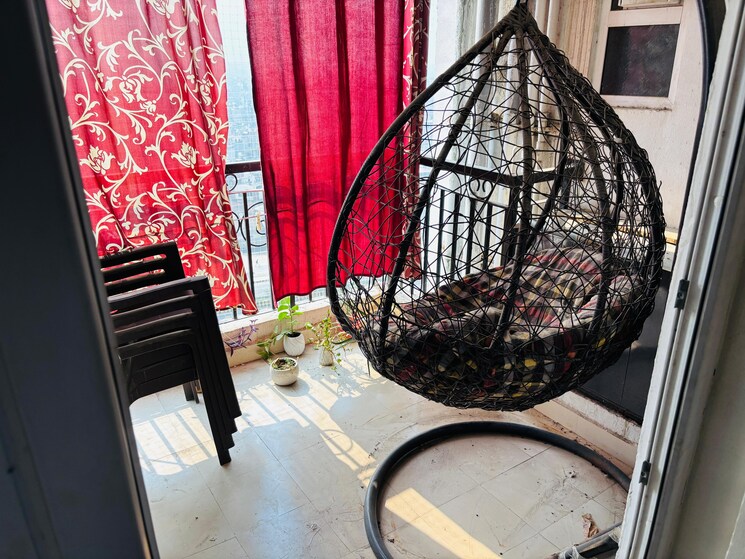 Balcony, gaur-city-2-14th-avenue 1.5 Bedroom 550 Sq.Ft. Apartment In Sector 16c Greater Noida Greater Noida 9344951