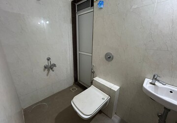 Bathroom in 2 BHK Apartment at Rosa Gardenia, Ghodbunder Road – for Rent
