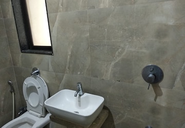 Bathroom in 1 BHK Apartment at Chandak 34 Park Estate, Goregaon West – for Rent