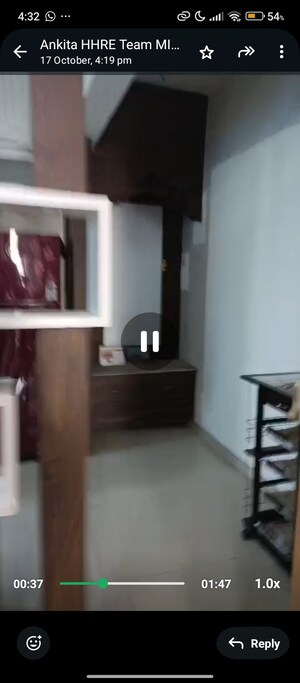 Living Room in 1 BHK Apartment at Regency Estate, Dombivli East – for Rent