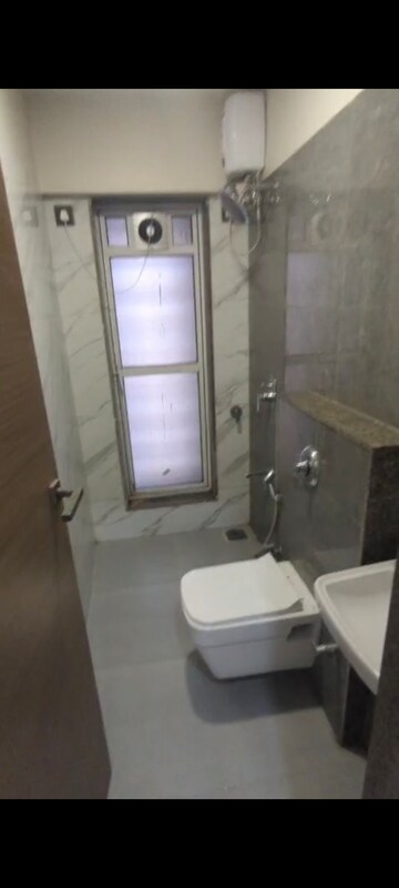 Bathroom in 1 BHK Apartment at Chandak 34 Park Estate, Goregaon West – for Rent
