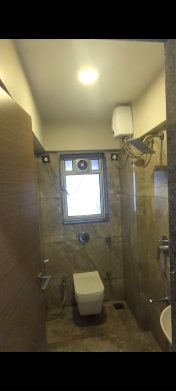 Bathroom in 1 BHK Apartment at Chandak 34 Park Estate, Goregaon West – for Rent