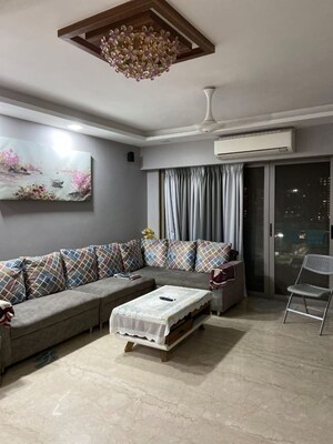 Living Room in 3 BHK Apartment at Adani Group Western Heights, Andheri West – for Rent