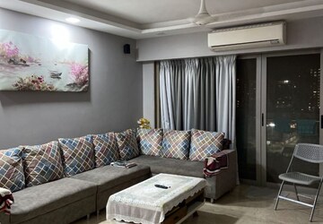 Living Room in 3 BHK Apartment at Adani Group Western Heights, Andheri West – for Rent